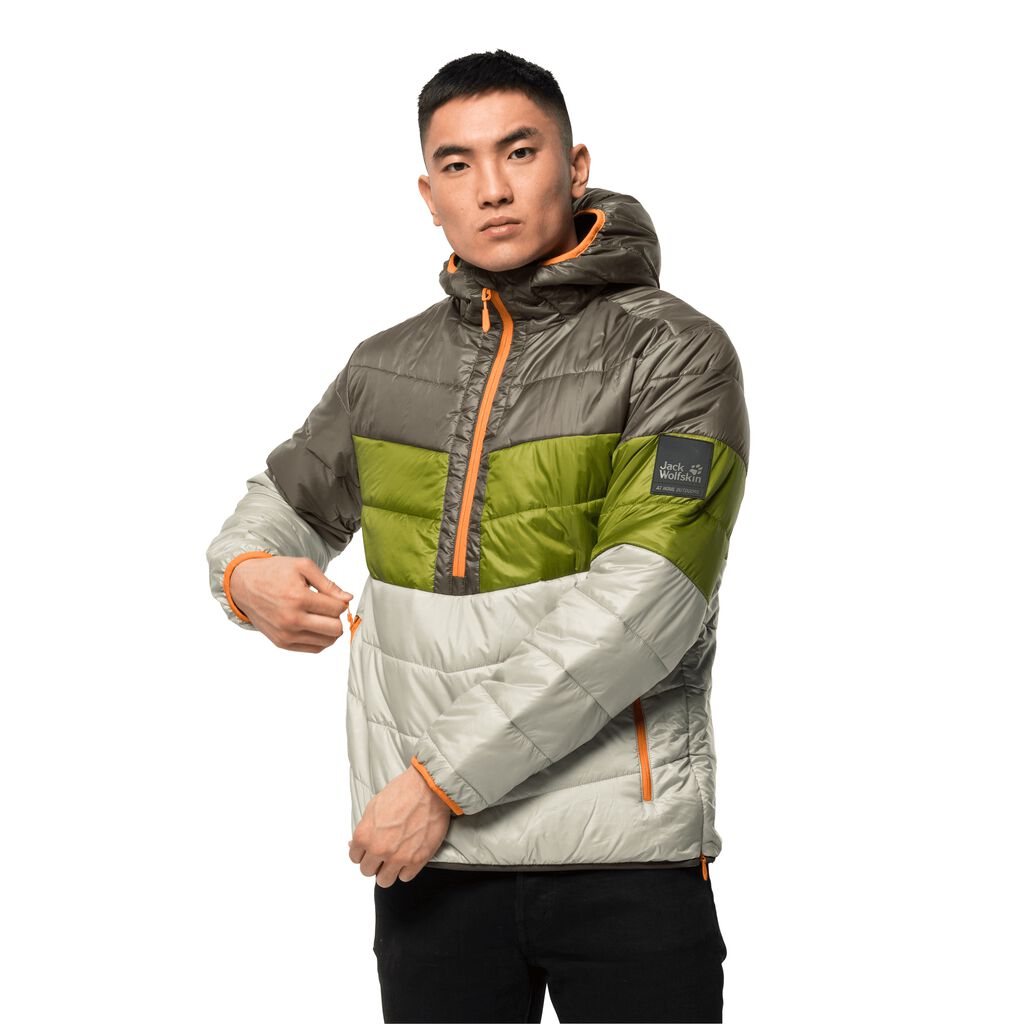 Jack Wolfskin 365 FLASH OVERHEAD insulated jacket ανδρικα πρασινο | GR6242063